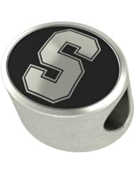 Stanford University Cardinals Collegiate Bead Fits Most Pandora Style Bracelets Including Pandora, Chamilia, Biagi, Zable, Troll and More. This High Quality Bead is Made In The U.S.A. And Is In Stock for Immediate Shipping