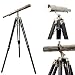 Maritime Vintage Floor Standing Brass Telescope | Chrome Finish Telescope 65'- Nautical Decor