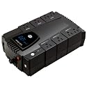 Cyberpower CP825LCD UPS - 825VA/450W LCD Display 8-Outlet RJ11/ Compact Design EMI/RFI