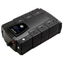 Cyberpower CP825LCD UPS - 825VA/450W LCD Display 8-Outlet RJ11/ Compact Design EMI/RFI