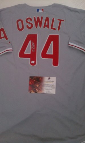 Roy Oswalt Signed Authentic Philadelphia Phillies Jersey