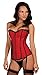 Dreamgirl Women's Ursula Reversible Corset and Thong Set
