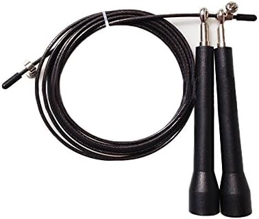 Jump Rope Adjustable High Speed Jump Rope Skip Ropes Lightweight Long Ballistic Handles Adjustable Length Cable and Dual Bearings for Cross Fitness Training, Boxing, Exercise and Workouts MMA 10 FT