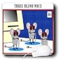 Londons Times Funny Animals Cartoons - Three Blind Mice - Mouse Pads