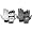 Easton Home & Road Batting Glove (2 Pair) ( sz. L )