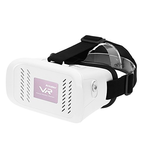 Arealer 3D VRメガネ 3Dゴーグル 仮想現実感 超3D映像効果 iPhone Samsungなど3.5 - 6.0インチのスマホに適用