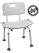 2016 Tool-free Spa Bath Tub Bathtub Shower Chair Seat Bench with Back