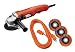 Black & Decker G950C 6.5 Amp 4-1/2-Inch Grinder with Extension cord & 3 wheels