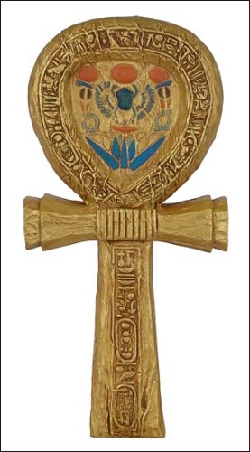 Ankh Wall Relief - Gold and Color
