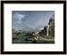 Church of the Blessed Sacrament, Venice Framed Art Poster Print by Canaletto , 33x27