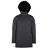 Moose Knuckles Ballistic Bomber Navy/Black fur MK2001MP Size S