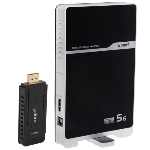 1080P WHDI 5GHz Wireless HDMI PC To HDTV Wireless HDMI Transmitter & Receiver System 1080p Stick+RX For 1080p 3D Video Streaming, Laptops, PC, Cablebox, Satellite, Blu-ray, DVD, PS3, Xbox