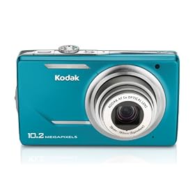 Kodak EasyShare M380 10MP Digital Camera with 5x Optical Zoom and 3.0 inch LCD (Teal)