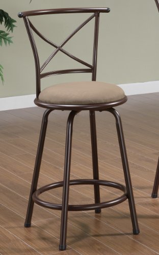24BARSTOOL MAHGANY 22X20-1/2X38