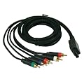 Komponenten Kabel / Component Cable f�r Nintendo Wii Konsole HD AV TV YUV schwarz