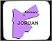 Mouse Pad with map, amman, africa