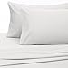 Amazon Brand – Pinzon 300 Thread Count Percale Cotton Sheet Set - Twin, White
