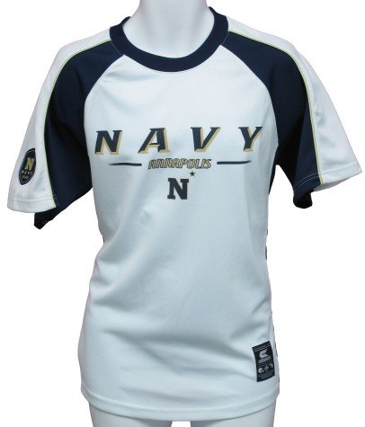 Men`s Navy Midshipmen S/S `Arsenal` White/Team Color Tshirt