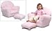 Search : Pink Chenille Upholstered Rocker and Ottoman