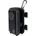 Grace Digital Rugged and Waterproof Case with Built-In Speaker for iPod, iPhone and MP3 Players (Black)