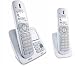 Philips CD5652S/38 T�l�phone sans fil avec r�pondeur 2 combin�s Silver