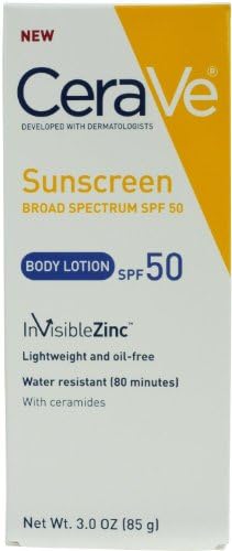 Cerave Sunscreen Body Lotion Spf50 3 Oz (Pack of 3)