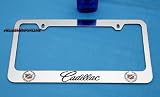 Cadillac License Plate Frame Chrome