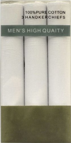 Boxed Fancy 3pc. Men's Cotton Handkerchiefs