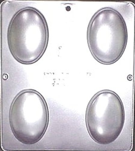 Small Oval Soap Mold 2 1/4" x 3" Chocolate Candy Mold for Soap or Chocolate 009