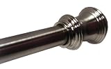 Aquatico Fez Shower Curtain Tension Rod, Vintage Brown