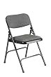 Metal Folding Chair with Fabric Pads By Office Star