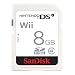 Dsi / Wii - SanDisk Gaming SD 8GB Class 4 Speicherkarte