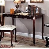 Queen Anne Style Cherry Finish Secretary Writing Desk