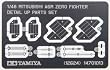 Mitsubishi A6m Zero Fighter Photo-etched Detail Set 1-48 Tamiya