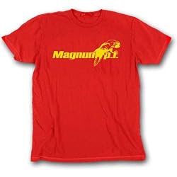 Magnum P.I. Parrot Logo Red T-Shirt Tee