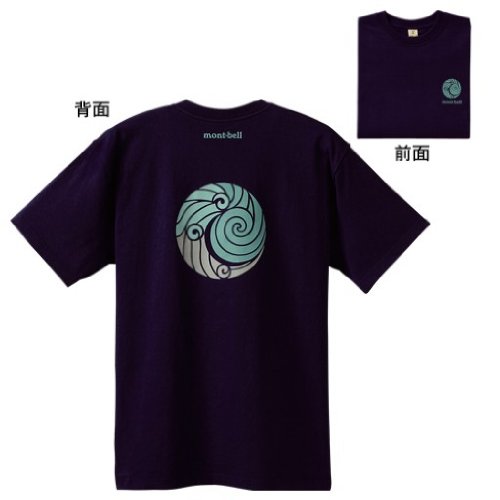 モンベル(MontBell) ペアスキンコットン Tシャツ 渦巴 2104346 2104346