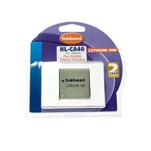 H�hnel HL-CA40 3,7V 1200mAh Li-Ion Ersatzakku Typ Casio NP-40 f�r EX- Z40, EX-Z50, EX-Z55, EX-P600