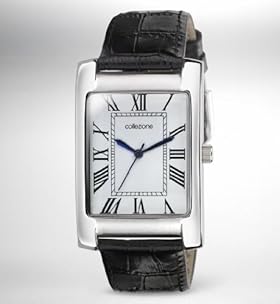 Collezione Rectangular Face Analogue Watch