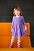 City Threads Big Girls' Super Soft Cotton Long Sleeve Tiered Dress (Size 7-16)