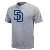 MLB San Diego Padres Youth Short Sleeve Basic Tee (Steel Heather, X-Large)