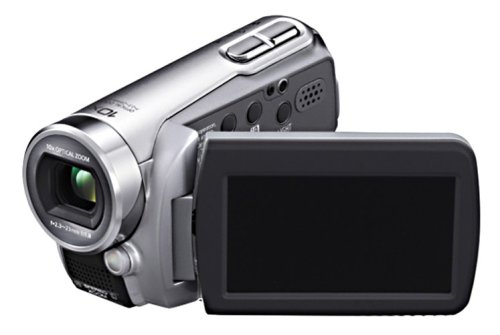 Panasonic SDR-S15 EG-S SD-Camcorder (SD/SDHC-Card, 10-fach opt. Zoom, 6,9 cm (2,7 Zoll) Display, Bildstabilisator) silber