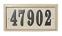 Qualarc RIG-4912 Ridgestone Rectangle Address Plaque System, Sandstone