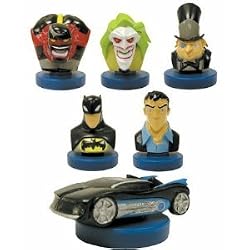 Batman mini bust plastic Capsule Toys vending set of 6