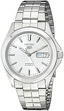 Seiko Men's SNKK87 Two Tone Stainless Steel Analog with White Dial Watch