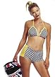 Wanna Ride? Closeout Sale! Checkered Racecar or Taxi Driver Sexy Halloween Costume Lingerie Set - In Stock, Ready to Ship!