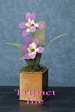 15.5 Metal Home Decor Glorious Pot Flower Power Tabletop