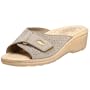 Fly Flot Women's Silvia Slide Sandal,Beige,35 EU (US Women's 5 M)