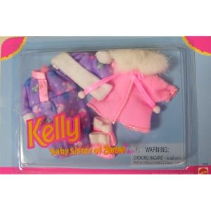Kelly Doll Winter Snow Suit and Pink Coat (1996) by