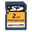 ExtreMemory SD-Karte Premium 2GB /2 GB /133x High Speed