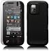 NOKIA N97 MINI MOBILE PHONE HYBRID ARMOUR SOFT TOUCH CASE BLACK AND SCREEN PROTECTOR PART OF THE QUBITS ACCESSORIES RANGE